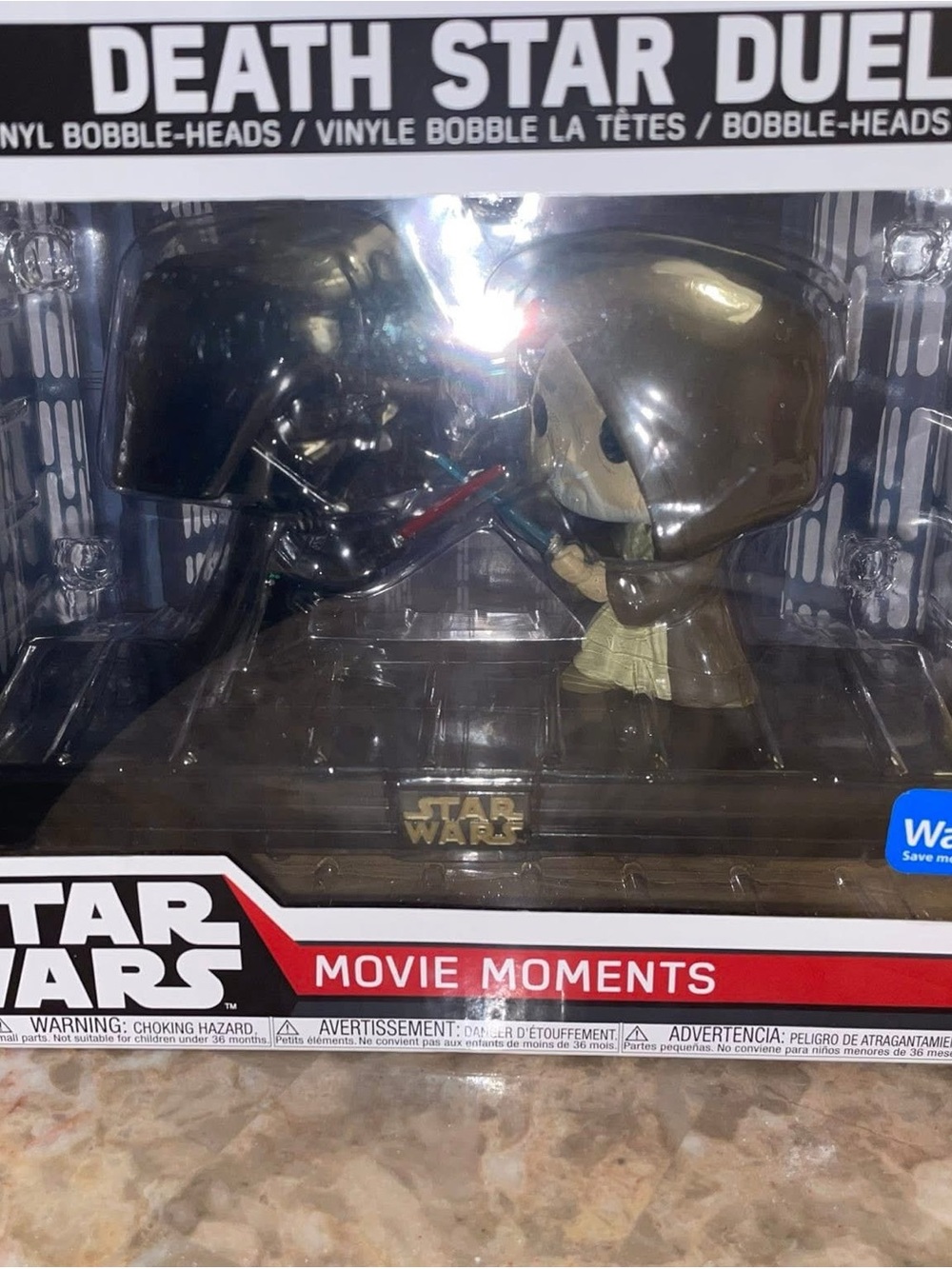 Star Wars Death Star Duel Bobble-Head Set - Black, Brown